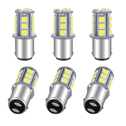 Qoope 6-Pack 1142 BA15D LED Bulbs for 12V RV