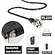 HYS Amateurfunk Antenne 2m/70 cm | VHF/UHF Starker Magnetfußantenne | 4 Meter RG-58 Kabel mit PL259-Stecker | MS10 (Black)