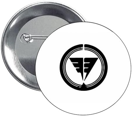 BUTTON. FLAG OF HANYŪ LIST OF MUNICIPAL FLAGS OF KANT┼î REGION JAPAN