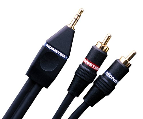 Monster Cable 00120061 cable de audio   cables de audio (1m, RCA, Negro)