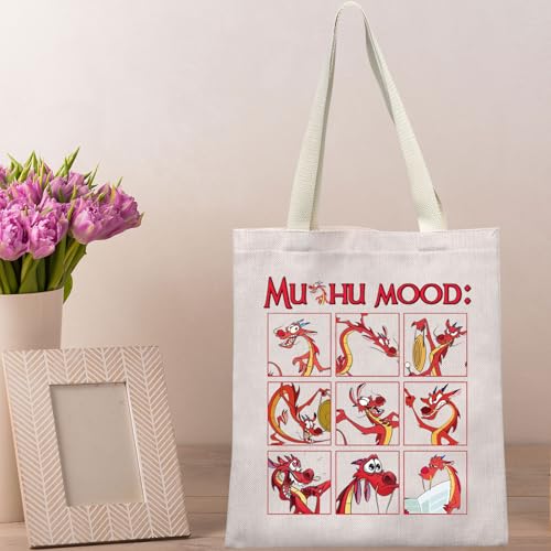 Bolso tote Mushu Dragon para mujer miniatura 6