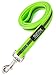 Mighty Paw Waterproof Dog Leash, Biothane Alternative, Smell-Proof Active Dog Gear, Coated Nylon Webbing with Reflective Stripe. (Green, Standard)