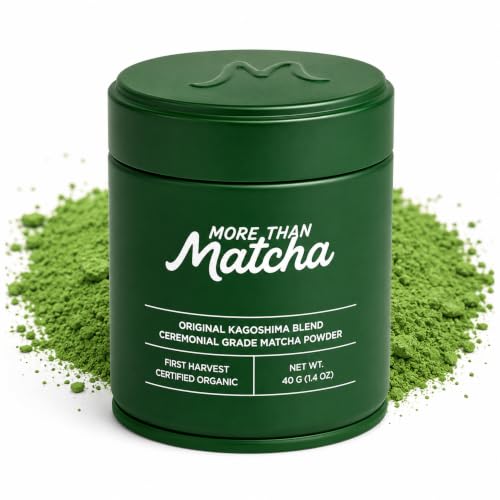 More Than Matcha Ceremonial Organic Matcha Powder, 40g/1.4oz