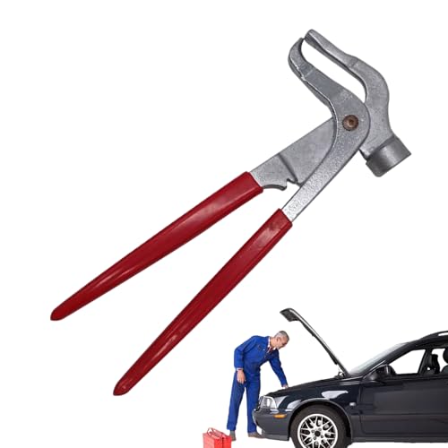 Herramienta para eliminar el peso de equilibrio de neumáticos, soporte antideslizante para neumáticos | Martillo para pesas de ruedas y herramientas de coche | Para todo tipo de vehículos, incluidos