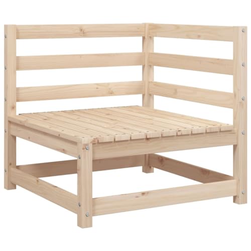 Canapé de jardin en pin massif modulable et robuste pour balcon et véranda - 5