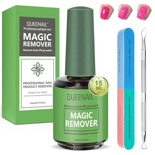 1pcs Quita Esmalte Semipermanentes Para Uñas, Gel Nail Polish Remover, limina Fácil y Rápidamente el Esmalte en 3-5 Minutos, No Daña las Uñas(verde oscuro)