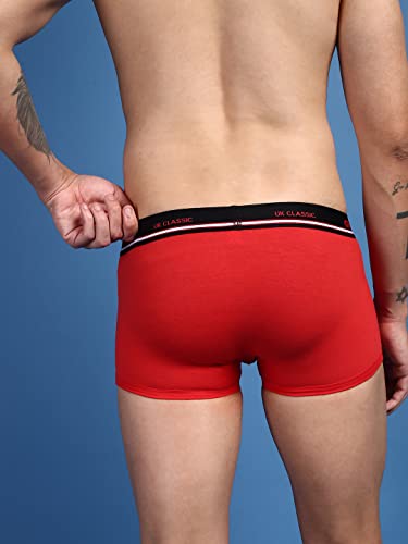 Image of ONN UK Classic Men's Combed Cotton Mini Trunk with Feather Touch Ultra Soft Waistband (Pack of 2)