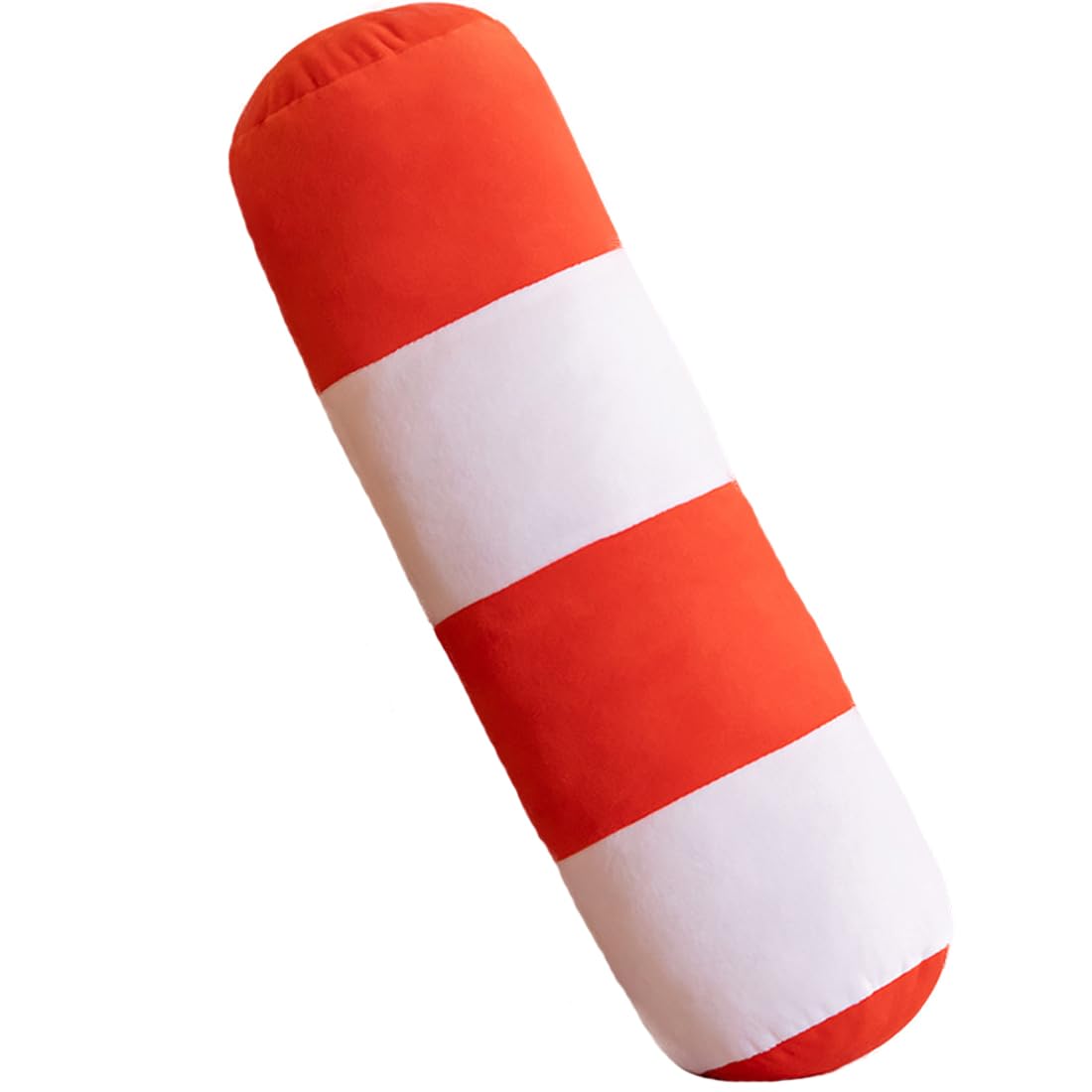 ELAINREN Realisitc Roadblock Pole Stuffed Model Pillow Cuddly Red Road Cone Plush Toy Soft Safety Traffic Cone Plushie Doll for Photo Prop Construction Party Favors/19.6''