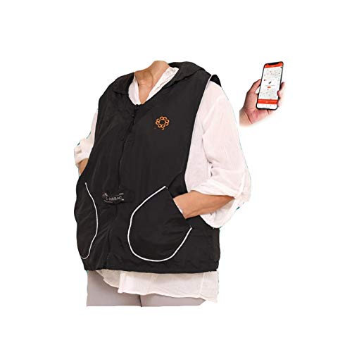 Chaleco De Airbag De Motocicleta Chaleco Protector De Airbag Para Personas Mayores. Se Puede Conectar A La Aplicación Del Teléfono Móvil Para Ver La Pista De Movimiento