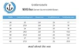 MADSea Damen Gummistiefel Ocean Halbschaft, Rot mit weißen Punkten, 39 EU