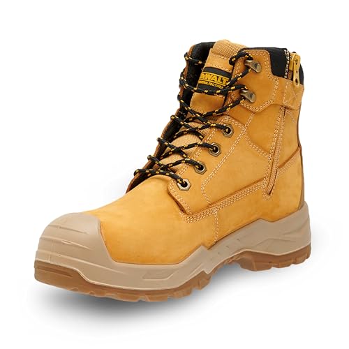DEWALT Jamestown Mens Safety Boot | Side Zip Entry | Steel Toe Cap | S3 SC FO LG HRO SR | UK Mens Size 9