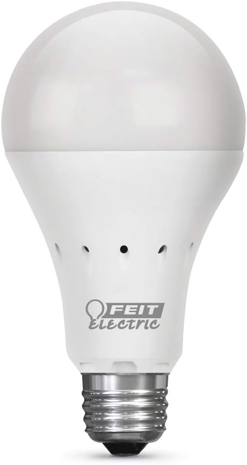 Feit Electric IntelliBulb – Battery Backup LED Bulb, Soft White 40W Equiv A21 (A800/827/BAT/LEDI)