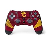 Skinit Decal Gaming Skin for PS4 Pro/Slim Controller - Officially Licensed USC USC Trojans Jersey Design