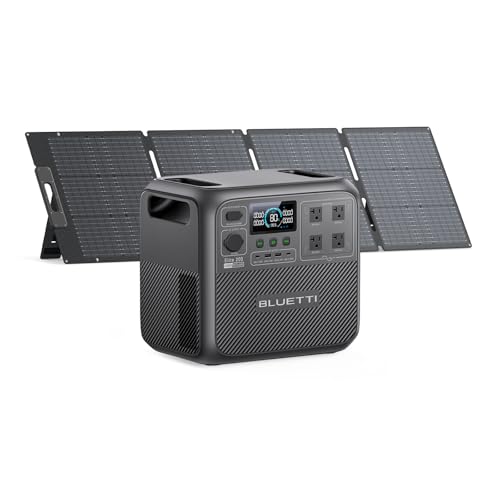 BLUETTI ポータブル電源 Elite 200 V2 ソーラーパネルセット 200W 太陽光発電 2073.6Wh 大容量 2200W 高出...