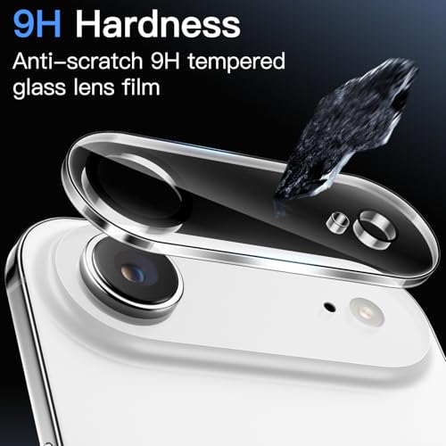 Image of JETech Camera Lens Protector Guard for iPhone Air, Clear, 3-Pack