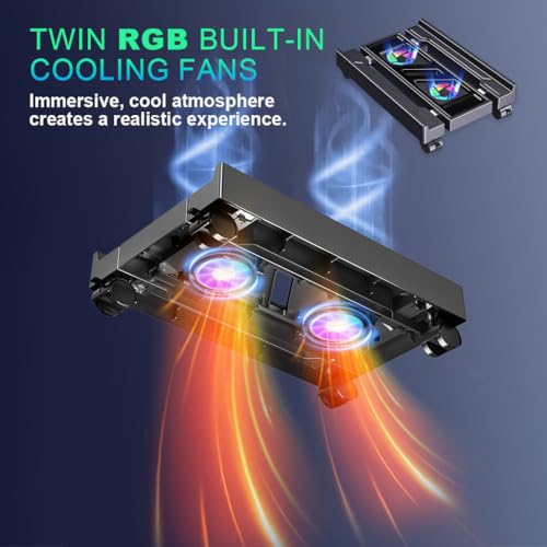 Image of ZORBES Adjustable Mobile CPU Stand, Computer Tower Stand with Cooling Fan, 9-12.9'' CPU Holder with 4 Rolling Casters, Under Desk Bracket PC Floor Cart PC Riser for Office, Home and Classroom