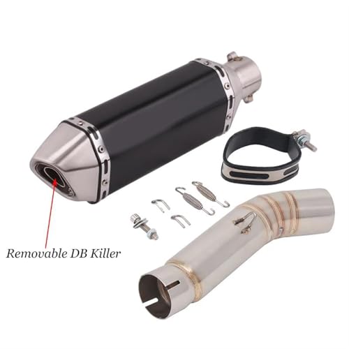 Silenciador de escape Tenere 700 con DB Killer regulable para ganar potencia y sonido 2