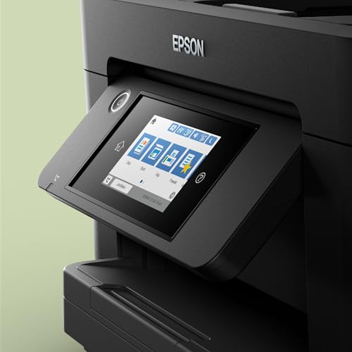 EPSON WorkForce Pro WF 4820DWF | Imprimante 4 en 1 Impression recto verso Numérisation Copie Fax WiFi Direct Ethernet 25ppm 12ppm Couleur PrecisionCore Mobile Compacte - vue 3