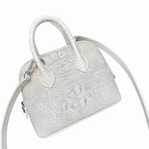 Authentic Crocodile Skin Women's Mini Shell Purse Female Small Handbag