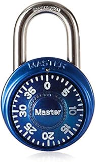 Master Lock 1533EURD Preset Combination Padlock, Random Color, 5,7 x 4 x 2,5 cm