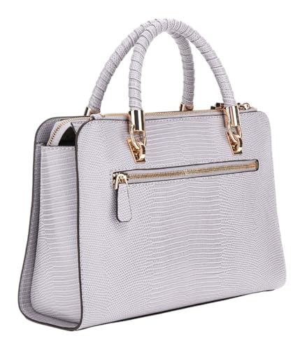 GUESS Orlina Society Satchel Lavendar Grey