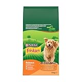 PURINA FRISKIES® Balance Crocchette Cane Adulto con Pollo, Manzo e Verdure. 1 Confezione da 9 kg