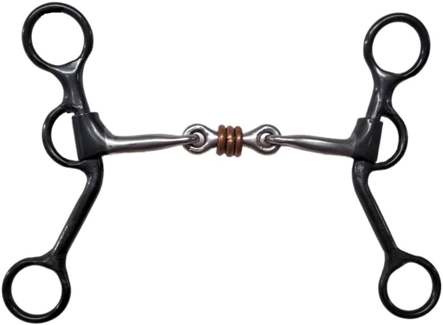 Dutton Bits Dog Bone with Copper Roller Equine Bit