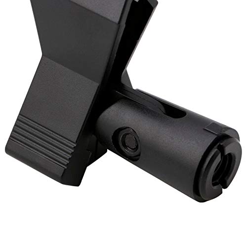 Flexibele Microfoon Mic Stand Accessoire Plastic Klem Clip Houder Mount Black (Color : Black) - Image 3