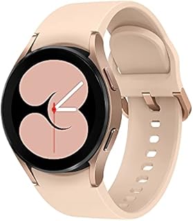 Samsung Galaxy Watch4, Runde LTE Smartwatch, Wear OS, Fitnessuhr, Fitness-Tracker, 40 mm, Pink Gold inkl. 36 Monate Herstellergarantie [Exkl. bei Amazon]