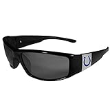 NFL Siskiyou Sports Fan Shop Indianapolis Colts Chrome Wrap Sunglasses One Size Black