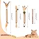 Zydiwo 21 Stück Katzenminze Sticks Set Matatabi Stick Katze Katzen Kaustangen Sticks für Kätzchen Zähne Reinigen Appetit Erhöhen Angst und Stress Lindern (Stil 1)
