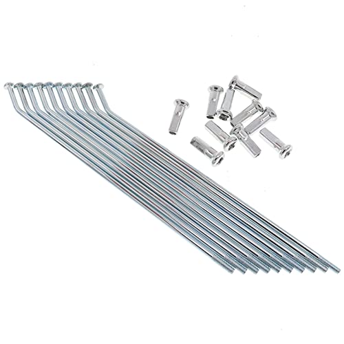 10pcs / Set 10'12' 14'16' de 7'19', une roue de moyeu de jante avant ou arrière de 2'19' pour XR CRF BBR Dirt Pit Pit à vélo (Color : 14 Inch)