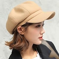 Baret Hoed Vrouwen Herfst Winter Hoeden Voor Vrouwen Solid Plain Achthoekige Krantenjongenspet Mannen Dames Toevallige Hoed Winter Baret Vrouwen Schilder Caps, Rood, 56-60Cm