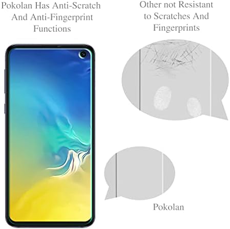 Pokolan [3 Pack] Screen Protector for Samsung Galaxy S10e Tempered Glass, Touch Sensitive, 9H Hardness, Case Friendly, HD Clear, Bubble Free