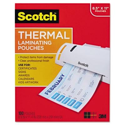 image for Scotch Thermal Laminating Pouches Premium Quality, 5 Mil Thick for Ext