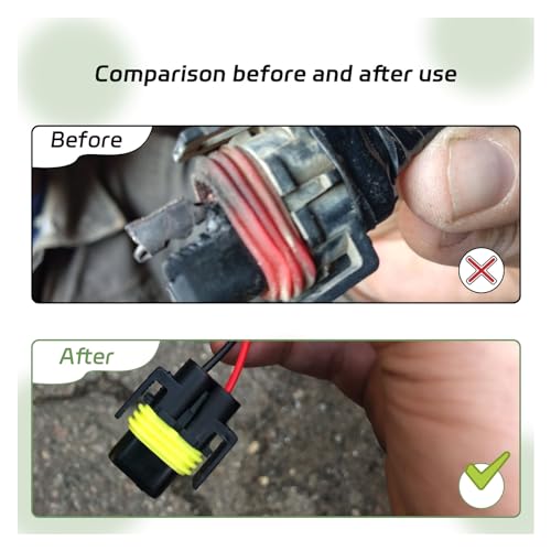 Suvnie SUVNIE-1288FA 2 Pcs 9005 9006 9012 Hb3 Hb4 Female Adapter Wiring Harness Sockets Wire, Car Lampholder Wire For Headlights And Fog Lights thumb #3