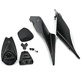aprilia rsv verkleidung Farbe: als Bild XUNLAN Durable Motorrad Matte schwarz Linke rechts hintere Schwanzverkleidungsabdeckung Cowl Fit für Aprilia RSV4 RSV1000 2009 2010 2011-2015 Verkleidung RSV 4 1000 Wearable (Color : As Shown)
