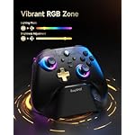 EasySMX D05 PC Controller - Enhanced Wireless Bluetooth Pro Controller with Charging Dock/Hall Sensor/RGB Lighting - No Stick Drift, No Dead Zone - Work for Windows PC, Android, Steam and Switch - Image 2