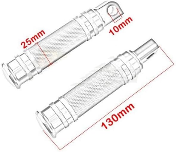 Motorcycle Foot Rests Universal 10mm Motorcycle Accessories Motor Footrests Footpegs Foot Rests Pegs Rear Pedals Parts