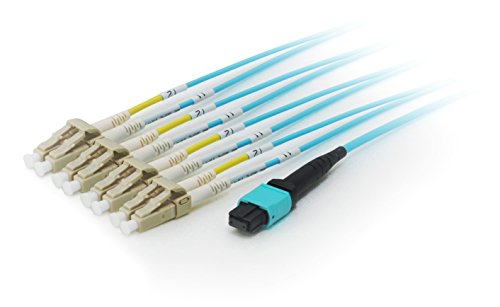 EQUIP 25556507 CABLE DE FIBRA OPTICA 5 M OM4 MTP 4X LC CIAN