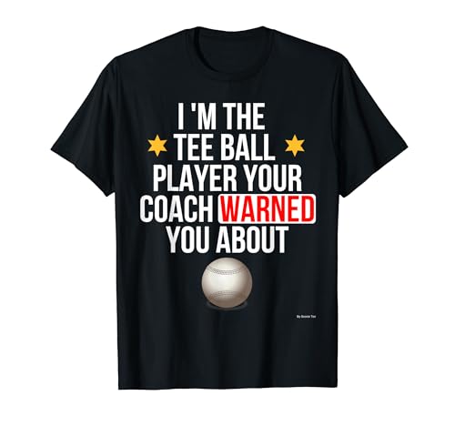 Funny Tee Ball T Shirt Tee Ball Birthday Gift