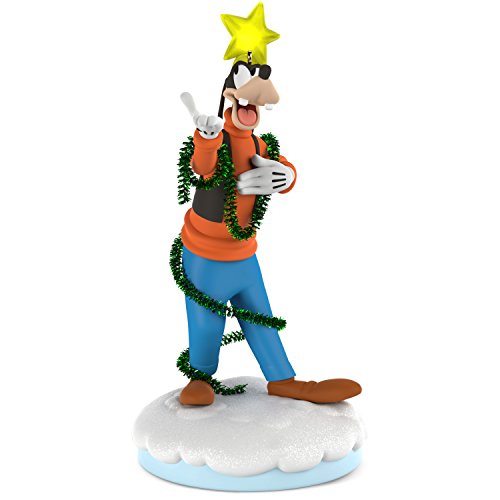 Hallmark Keepsake Ornament 2018 Year Dated, Disney Christmas Carolers Gleeful Music, Light and Motion, Goofy Storyteller