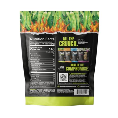 Image of Every Body Eat Snack Cracker Thins, Fiery Chile Lime - Gluten Free, Vegan, Dairy Free, and Seed Oil Free, 4oz