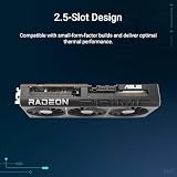 ASUS Prime Radeon RX 9070 OC Edition Graphics Card PCIe 5.0, HDMI/DP 2.1, 2.5 Slot Design, Axial Tech Fan, Dual Ball Bearing, Dual BIOS, ASUS GPU Guard - 3