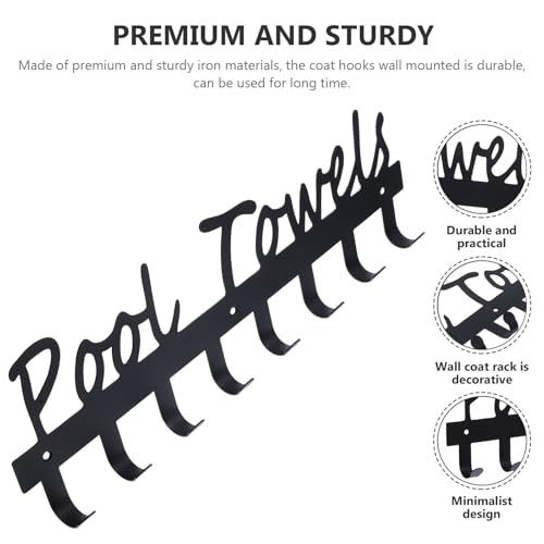Perchero de pared ahorro de espacio para colgar abrigos y chaquetas 4