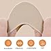 Sibba Toe Pouches Pads 2 Pcs Ballet Dance Pointe Pads Shoe Socks Knitted Fabric Toe Cap Cover Wrapped Protector Cushion Women Ball-of-Foot Cushions Anti-Slip Toe Half Socks Insoles