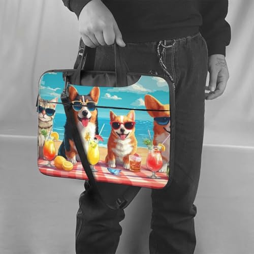 Maletín portátil impermeable Cat Corg Hawaii 14 pulg miniatura 2