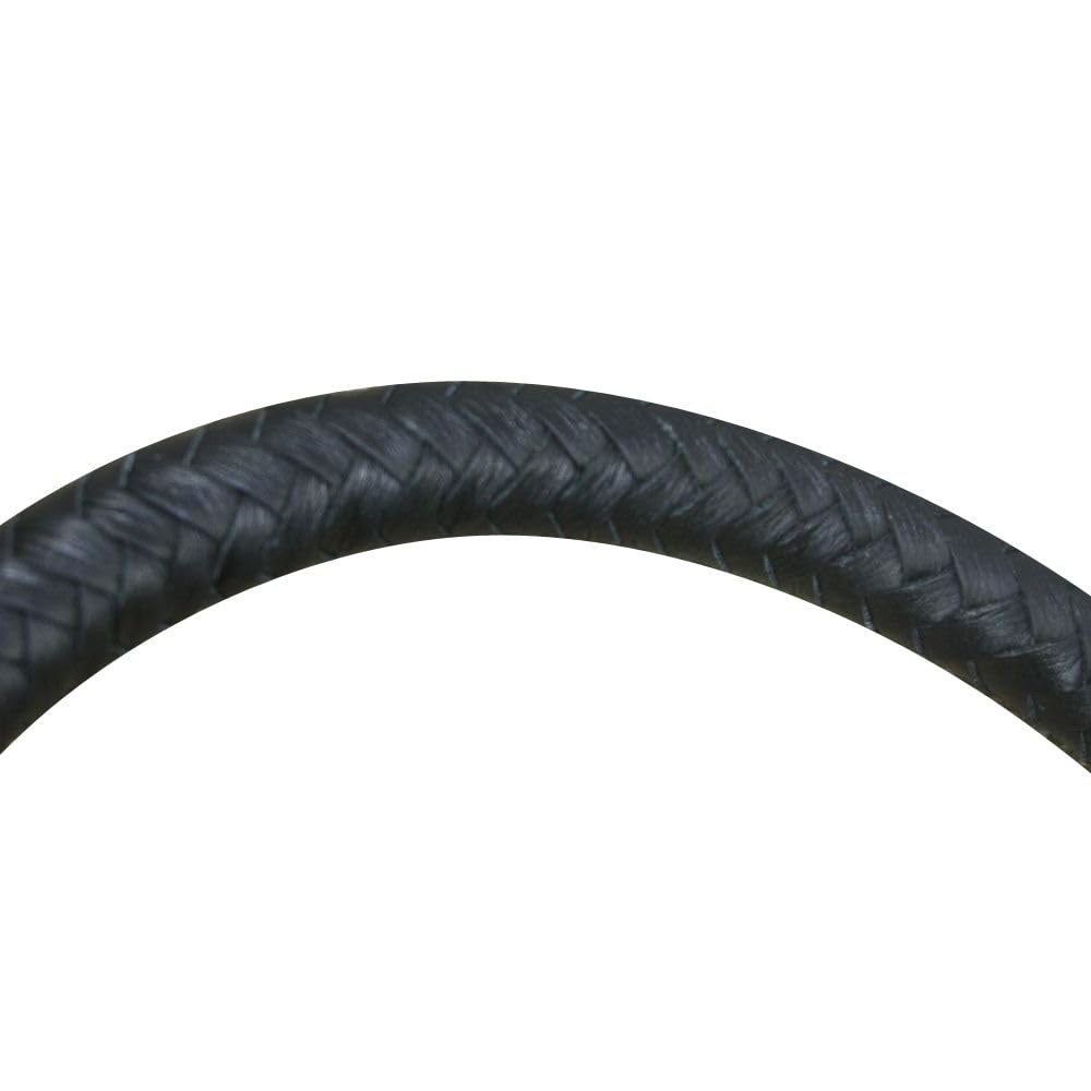 Frusta da bullwhip in pelle di vacchetta nera, da 4 a 12