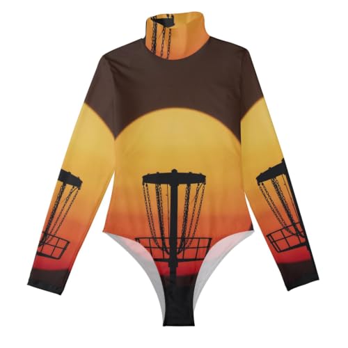 Camisetas de manga larga para mujer en tus días casuales, leotardo retro de cuello alto GuoChe