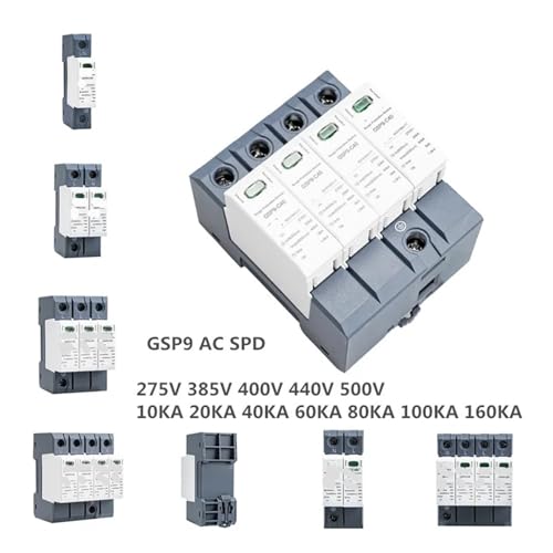 Parasurtenseur GSP9 4 pôles pour sécuriser l'électricité de la maison